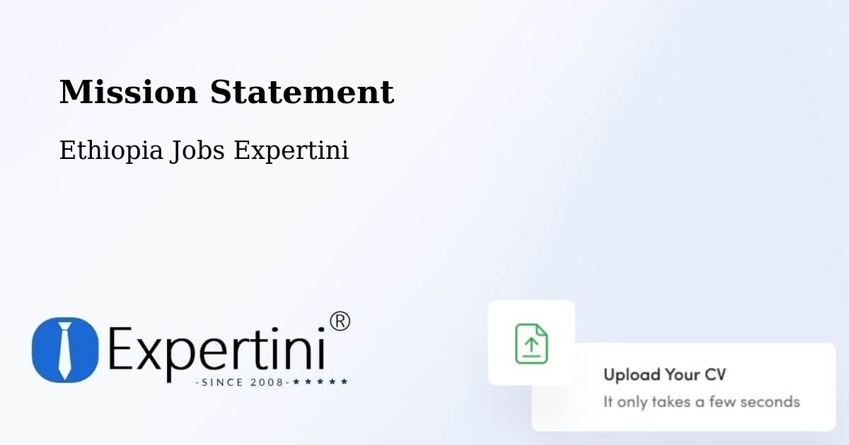 Corporate Mission – Debre Tabor - Ethiopia Jobs Expertini